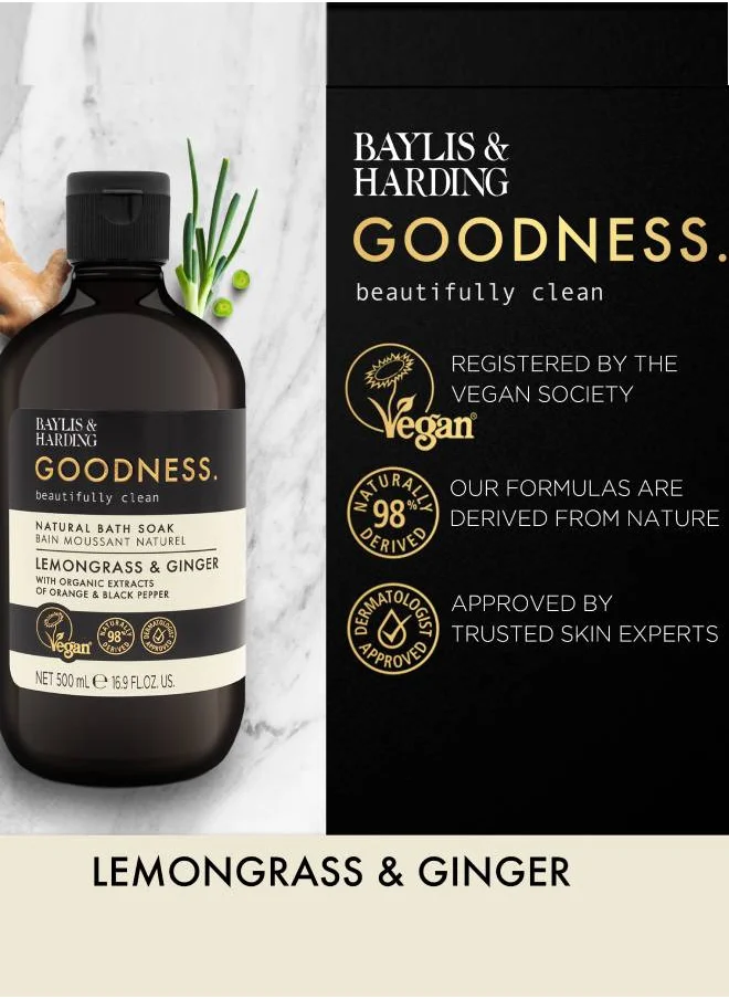 Baylis & Harding Baylis and Harding Goodness Lemongrass and Ginger Bath Soak 500ml