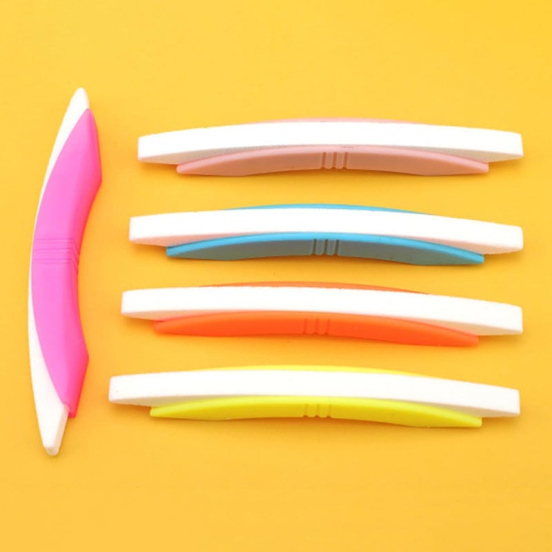 5pcs Colorful Arch Nail Files and Buffers for Manicure Portable Nail Filing Tools for Natural and Acrylic Care Accessories for Professional and Home Use - Image 3