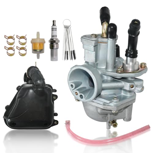 ENGICARB Carburetor Fits for Polaris Predator 50 90 2003-2007 for Scrambler 50 90 2001-2003 for Sportsman 90 Manual Choke 90cc 100cc Manual Choke Carb with Air Filter - Image 1