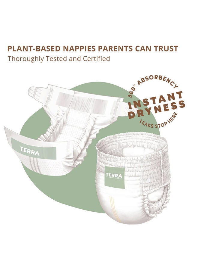Terra Newborn Baby Plant-Based Diapers, Up To 11 Lb, 0 - 2 Months, 2 Count, Size 1 - Image 2