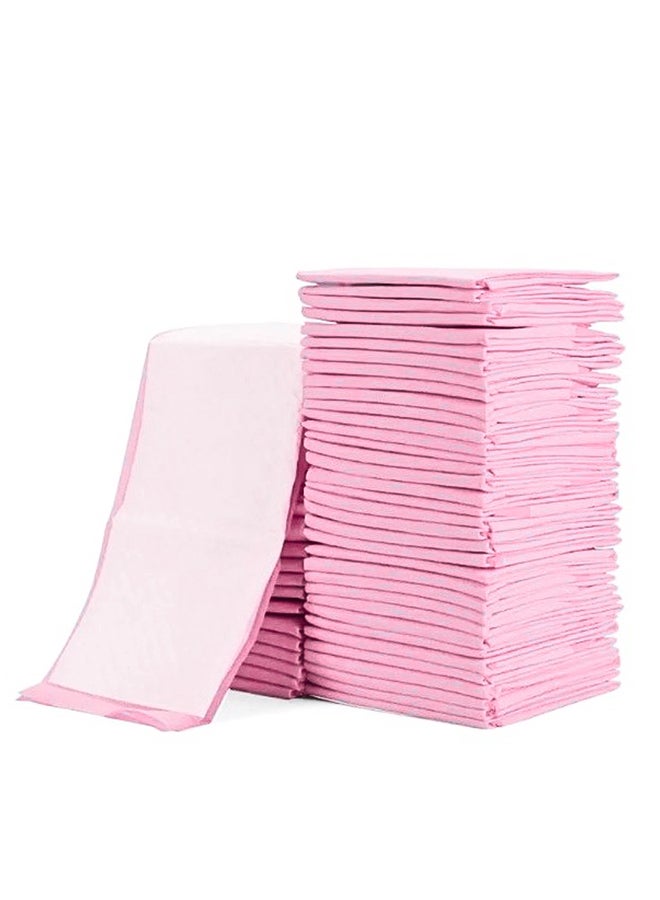 Cute 'n' Cuddle Baby Disposable Changing Mats, 60x45cm Pink Pack of 240, Waterproof, Ultra-Soft & Highly Absorbent Diaper Changing Pads, Leakproof Underpads for Newborns & Infants - Image 1