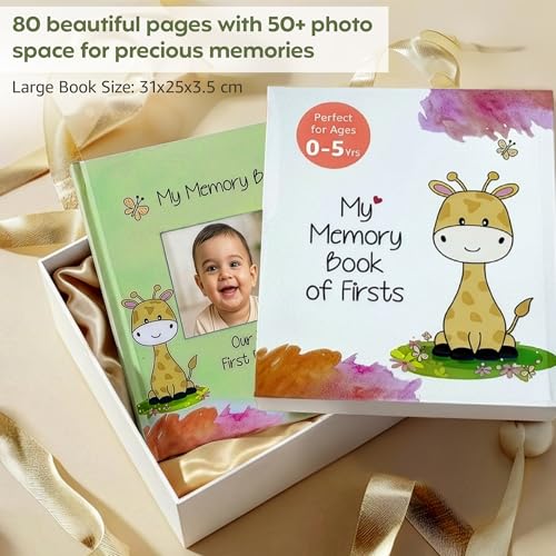 A Baby Cherry Baby Record Book - Memory Book & Baby Journal Record Book || 80 Pages || Milestone Memory Book for Boys & Girls (0 to 5 Years) - Ideal Gift for Newborns & New Parents (Animal Edition) - Image 2