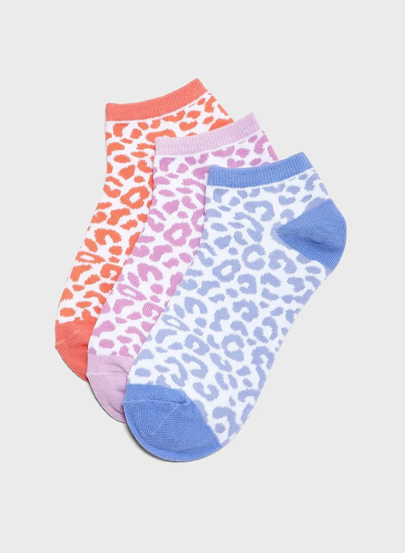 Lounge District Leopard Print Socks