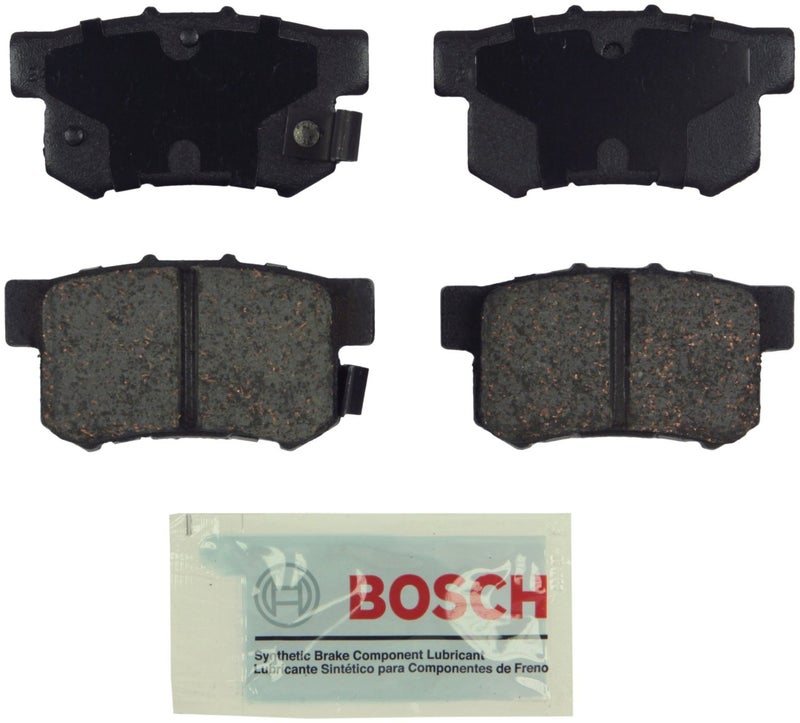 BOSCH BE537 Blue Ceramic Disc Brake Pad Set - Compatible With Select Acura CL, CSX, ILX, RSX, TL, TSX, Vigor; Honda Accord, Civic, CR-Z, Prelude, S2000; Suzuki Kizashi, SX4; REAR - Image 4
