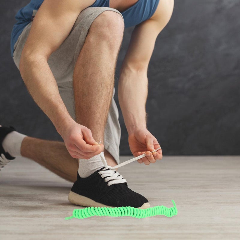 2pcs Curly Elastic No Tie Shoe Laces Sneakers - Image 4