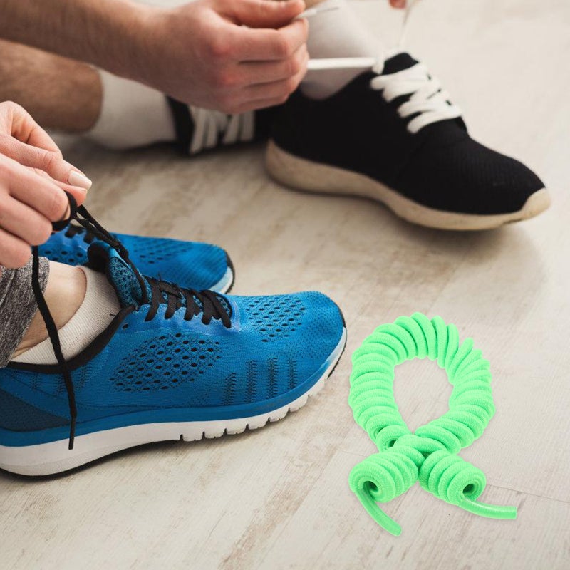 2pcs Curly Elastic No Tie Shoe Laces Sneakers - Image 5