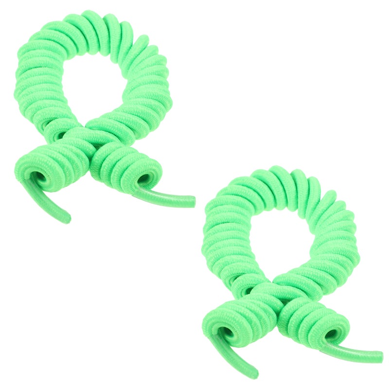 2pcs Curly Elastic No Tie Shoe Laces Sneakers - Image 1