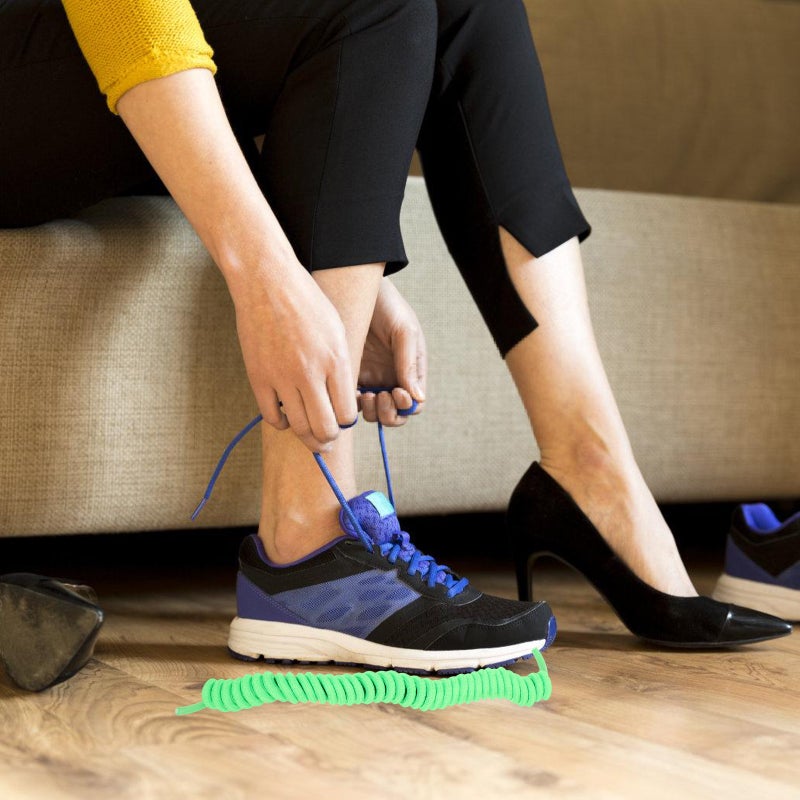 2pcs Curly Elastic No Tie Shoe Laces Sneakers - Image 3