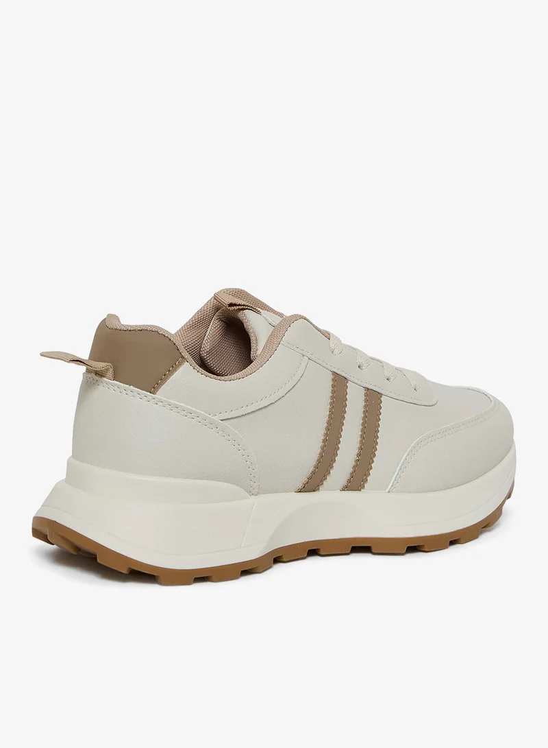 Geoomnii BEIGE GEOOMNII All-Day Comfort with Sports Shoes for Women – Breathable Mesh, Cushioned Insole, Lightweight Feel, Non-Slip Grip, Flexible Fit for Women | Best Price UAE