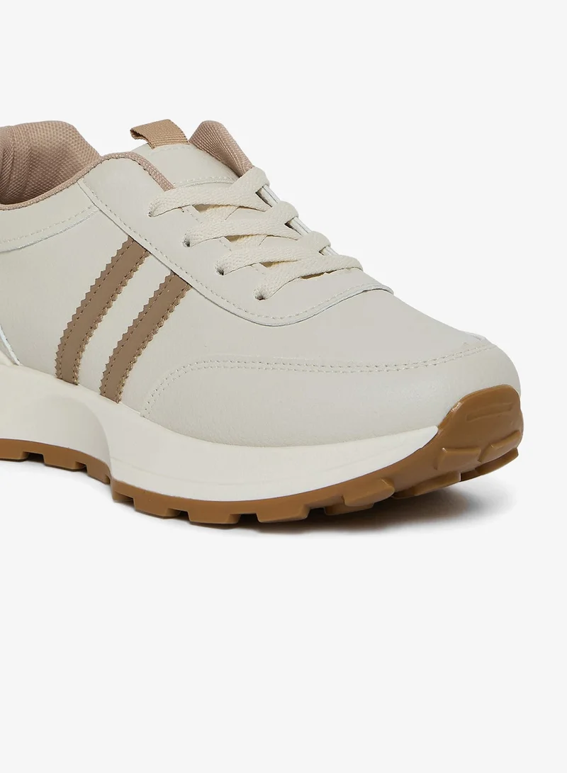 Geoomnii BEIGE GEOOMNII All-Day Comfort with Sports Shoes for Women – Breathable Mesh, Cushioned Insole, Lightweight Feel, Non-Slip Grip, Flexible Fit for Women | Best Price UAE