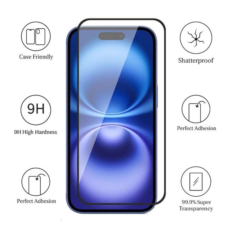 ShieldTech Back Cover Case + Screen Protector for Apple iPhone 16e | Mag-Safe Compatible | Transparent Mobile Phone Back Cover Case for i Phone 16e | i Phone 16 e TPU Transparent Back Case Cover - Image 2