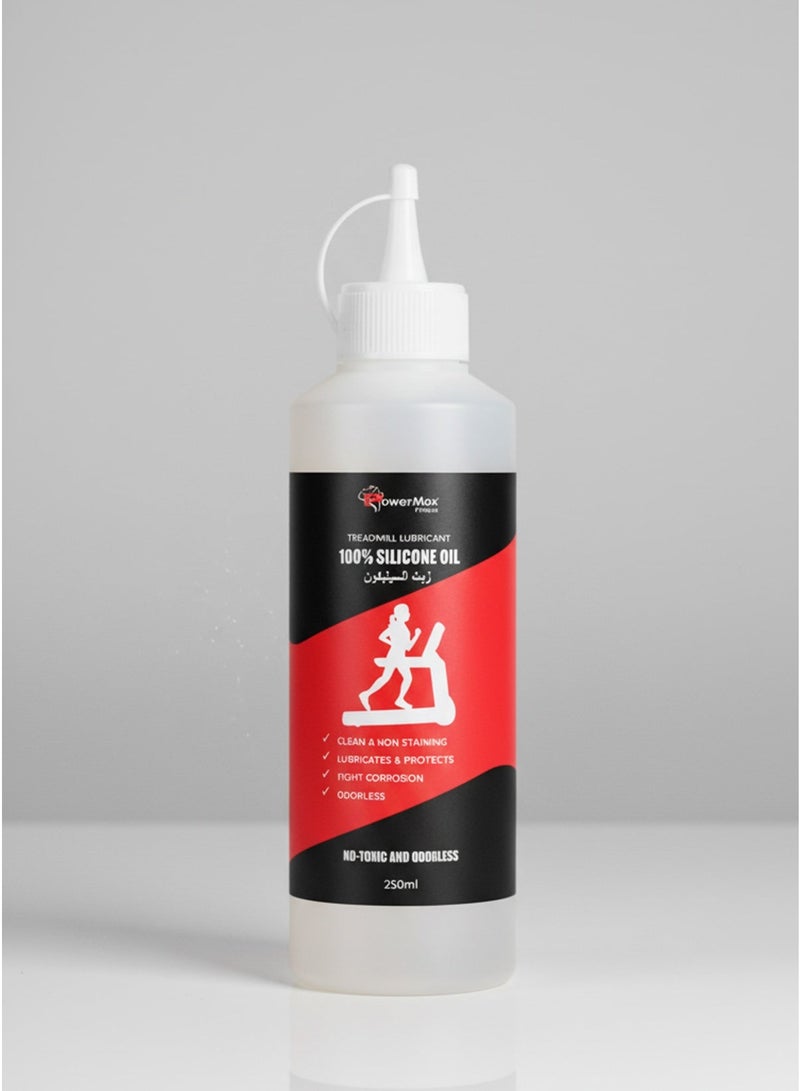 PowerMax 100% Silicone Oil Treadmill Lubricant, 100ml – Non-Toxic and Odorless - Image 1