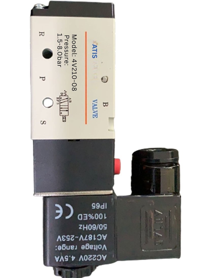 4V210-08 5/2-way single solenoid Valve  - Image 2