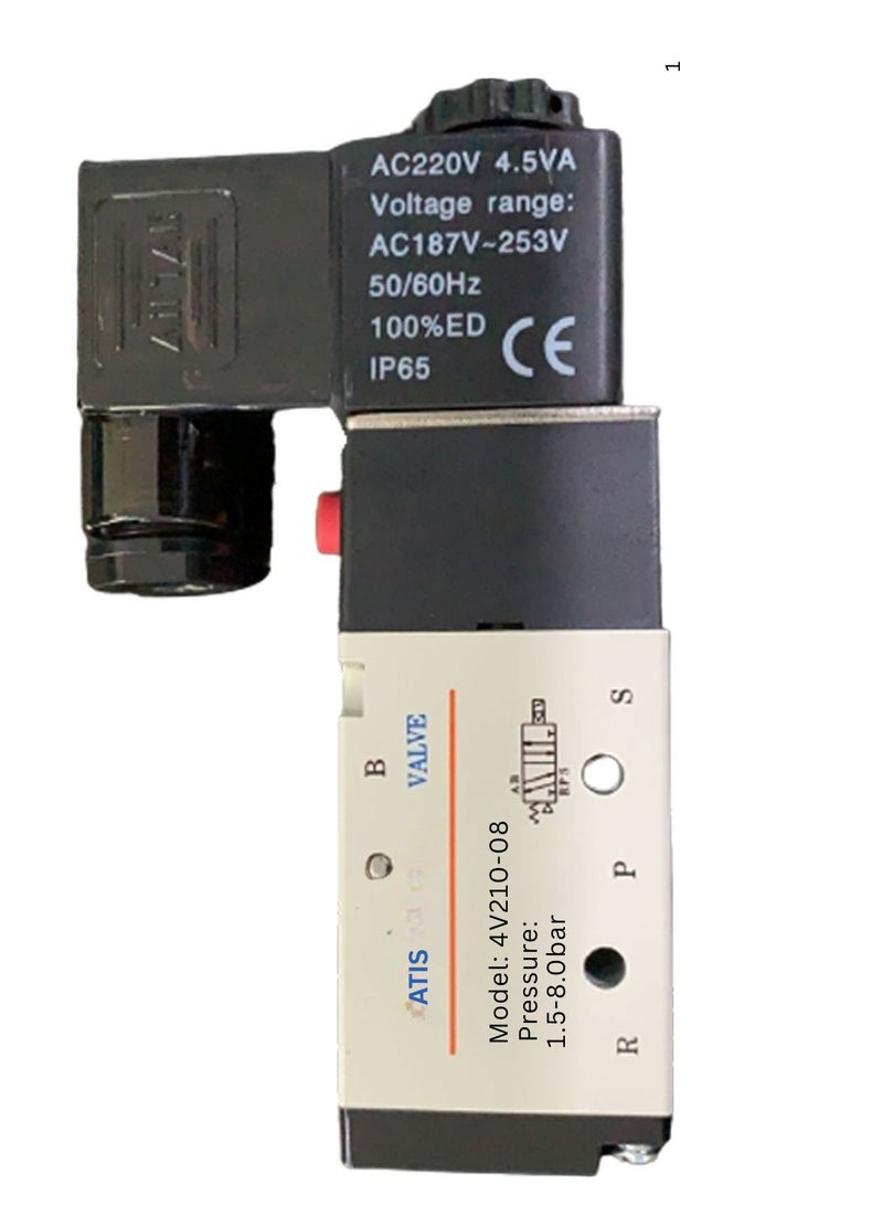 4V210-08 5/2-way single solenoid Valve  - Image 1