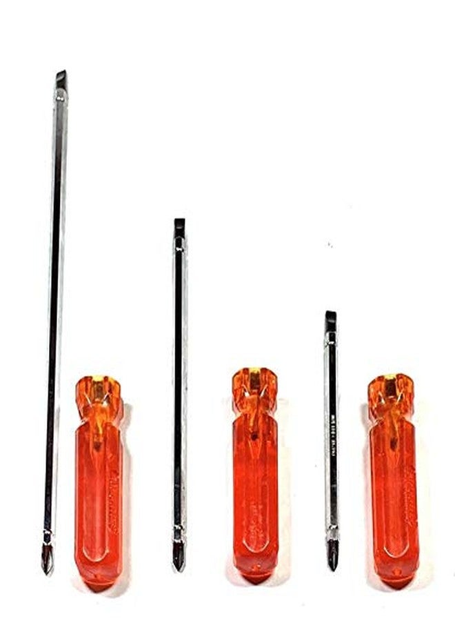 MULTITEC Tools مفك براغي متعدد الوظائف 2 في 1 من MULTITEC Tools باللون البرتقالي (مسطح وصليب) - Image 4
