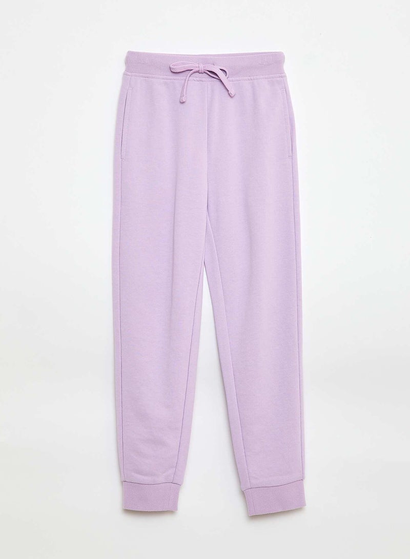 Kiabi Plain joggers with elasticated waist - Image 1