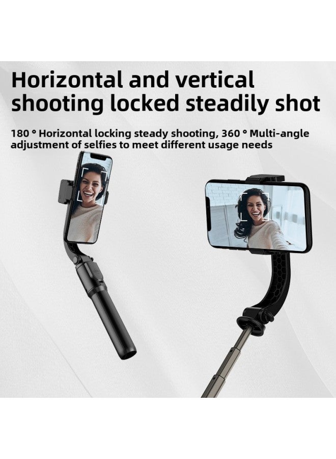 Mobile Phone Stabilizer Smart Single-axis Selfie Stick Bluetooth Tripod Anti-shake Vlog Live Selfie Tripod-Color:H5-0.7M White [Basic Edition + Stable Anti-shake]]  - Image 4