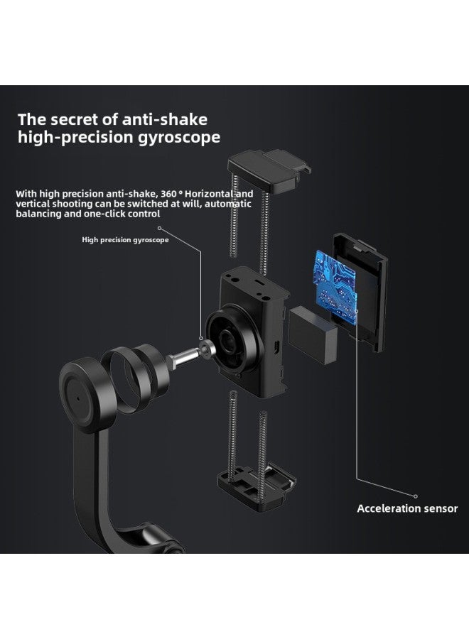 Mobile Phone Stabilizer Smart Single-axis Selfie Stick Bluetooth Tripod Anti-shake Vlog Live Selfie Tripod-Color:H5-0.7M White [Basic Edition + Stable Anti-shake]]  - Image 5