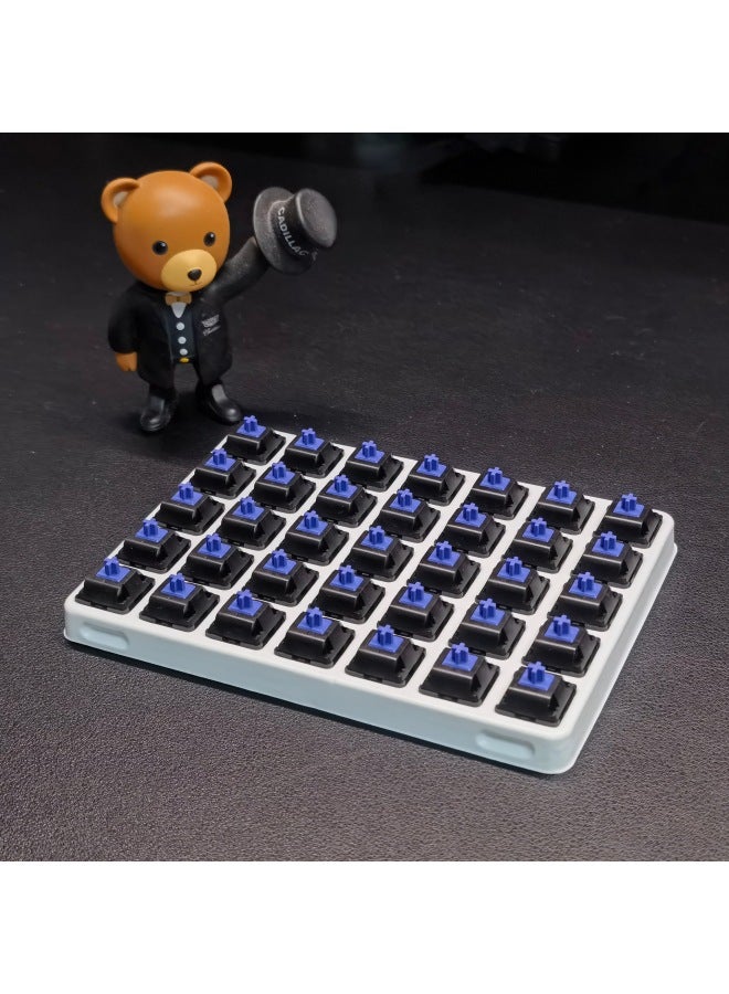 Vertex V1 Axis Mechanical Keyboard Switch, Compatible With 3204 Grease, Lubricated With Fine, Thick, Or Medium Grease, Mahjong Sound