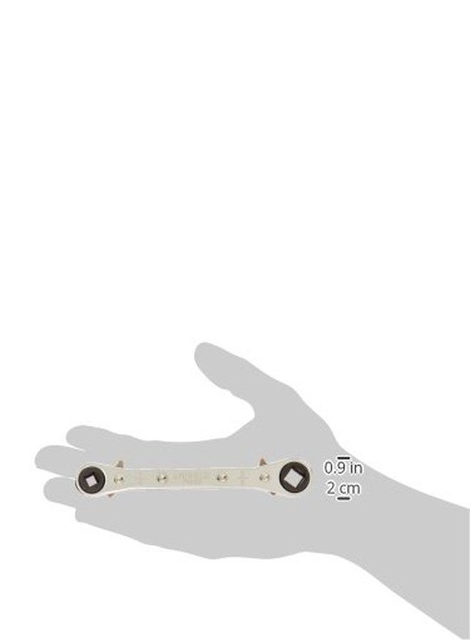 Uniweld 70022 Reversible Ratchet Wrench with DHVA Dual Hex Wrench Adaptor, Silver - Image 3