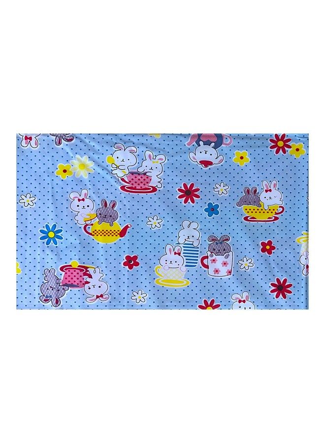 Ecosoft Baby Plastic Sheet;Pvc Sheet For Kids;Rubber Sheet For Babies;Bed Wetting Protector (135 Cm X 185 Cm) (Blue Rabbit)  - Image 3