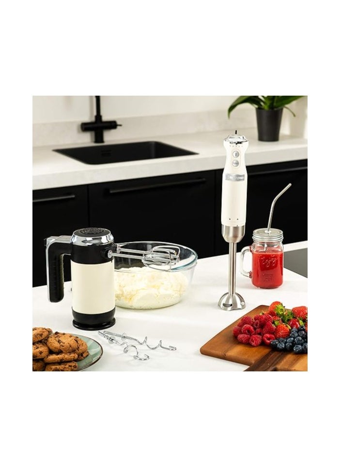 Westinghouse - Retro Series Hand Blender - White | Sleek and Durable Blender for Smooth Blending - Image 1