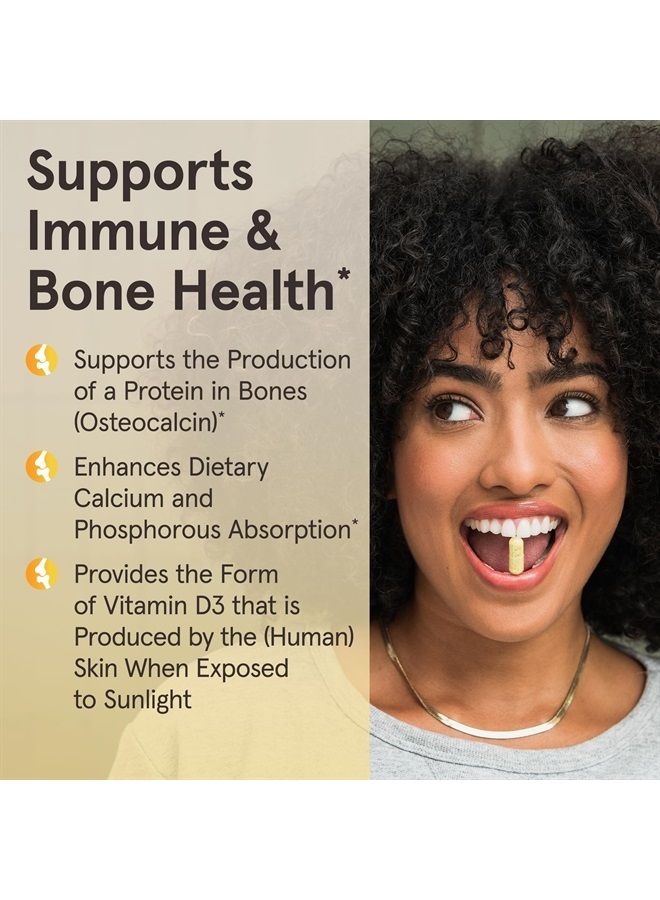 jarrow formulas Vitamin D3 62.5 mcg (2,500 IU) - 100 Servings (Softgels) - Bone Health, Immune Support & Calcium Metabolism Support - Vitamin D Supplement - D3 Vitamins - 5000 Vitamin D - Gluten Free - Image 4