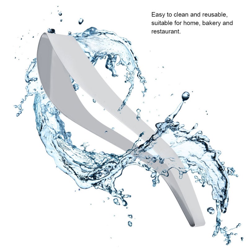 Stainless Steel Cake Cutter: 430 Premium Stainless Steel, Anti-Rust Corrosion Resistant - Ergonomic Comfort Grip, One-Piece Structure Pie Cutter for Home Bakery, Restaurant, Dessert Making - Image 5