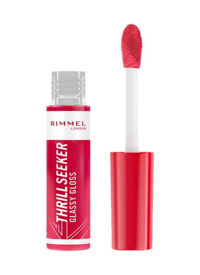 RIMMEL LONDON Thrill Seeker Glassy Gloss Lip Gloss - 350 - Pink To The Berry, 10Ml  - Image 1