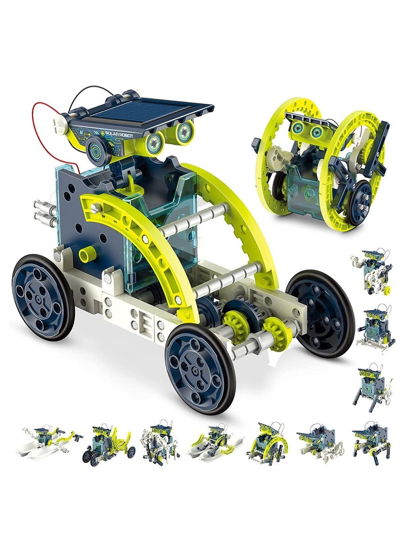 12-In-1 STEM Solar Robot Kit For Kids Educational Science 190 DIY Construction Toy Gifts  - Image 1