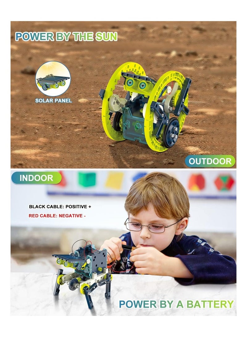 12-In-1 STEM Solar Robot Kit For Kids Educational Science 190 DIY Construction Toy Gifts  - Image 5