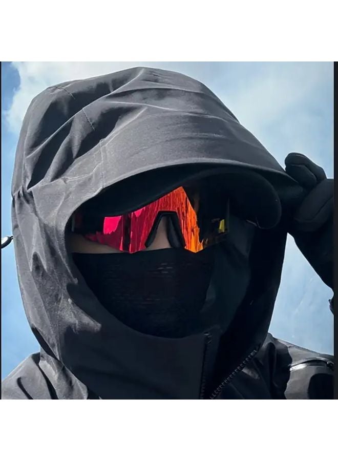 Black Frame Unisex Sports Glasses Slim Lightweight For Driving Racing Outdoor - Image 3