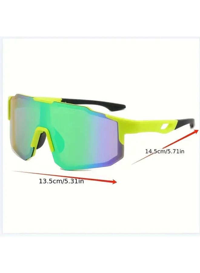Black Frame Unisex Sports Glasses Slim Lightweight For Driving Racing Outdoor - Image 4
