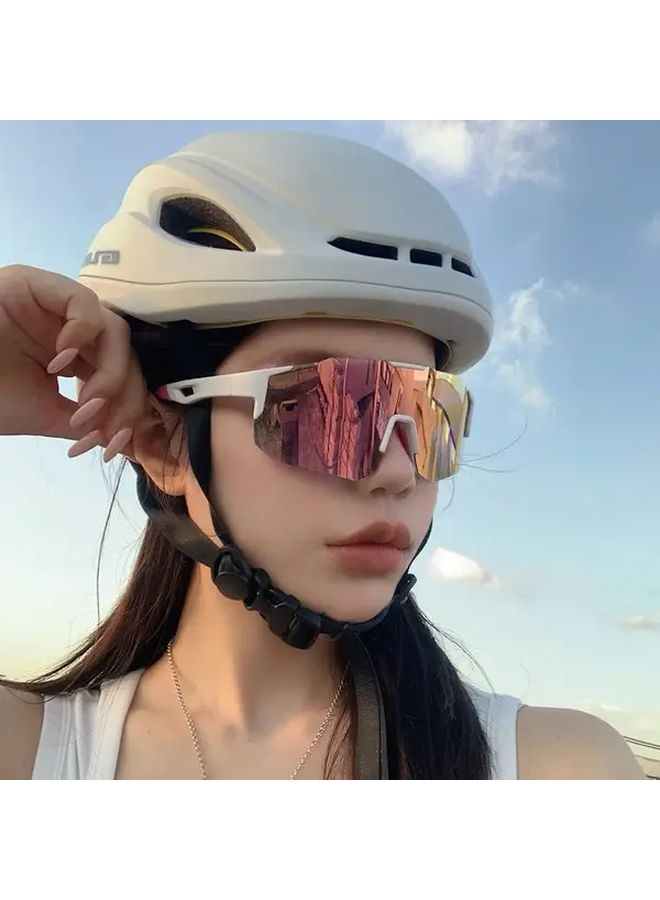 Black Frame Unisex Sports Glasses Slim Lightweight For Driving Racing Outdoor - Image 2