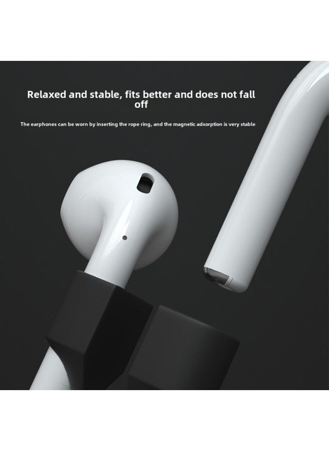 Generic - Wireless Headset Anti-lost Rope For Apple Airpods Bluetooth Headset Cable Magnetic Pro2 Generation Holder For huawei O-Memory Capacity:Transparent [magnetic Version] ReinForced And Not Easy To Break - Anti-lost Rope For Headphones - Image 1