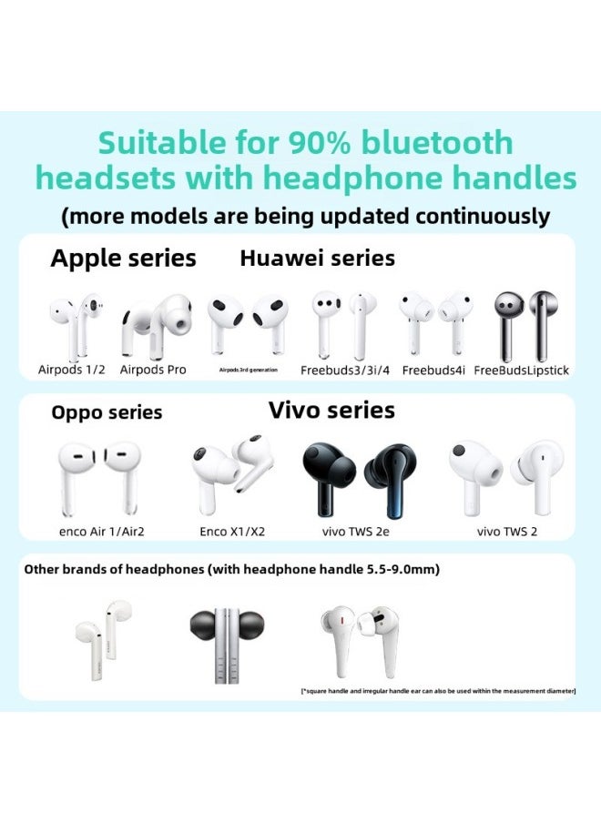 Generic - Wireless Headset Anti-lost Rope For Apple Airpods Bluetooth Headset Cable Magnetic Pro2 Generation Holder For huawei O-Memory Capacity:Transparent [magnetic Version] ReinForced And Not Easy To Break - Anti-lost Rope For Headphones - Image 1