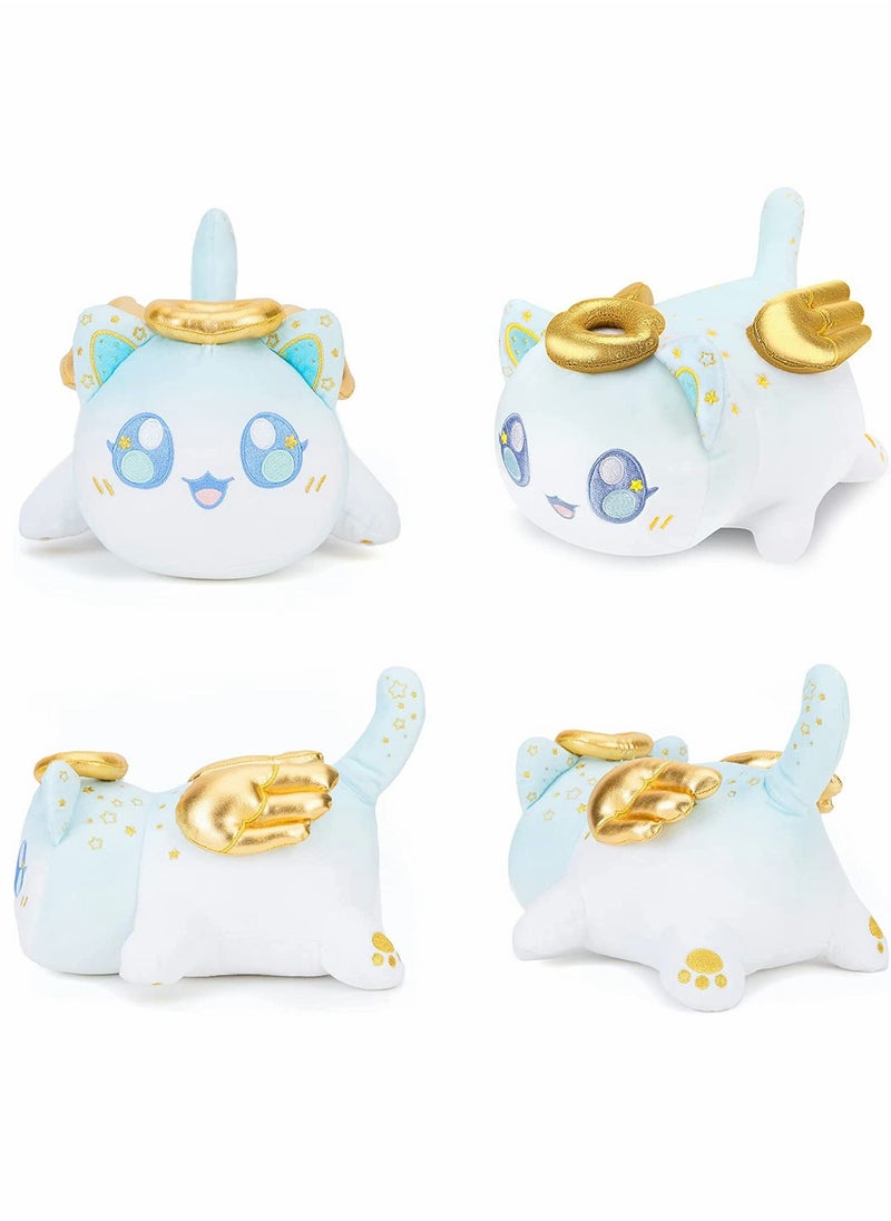 KASTWAVE - Cat Plush, 10" Plushies Collectible, Plushies Cat Mee Meow, Cute Cat Food Stuffed Animal Plush Pillow - Image 1