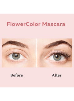 Ecco Bella Ecco Bella FlowerColor Vegan Mascara Black - Long Lasting Organic Formula for Sensitive Eyes - All Natural and Water Resistant Mascara - Cruelty-Free, Gluten-Free, Fragrance-Free, and Plant-Based  - Image 3