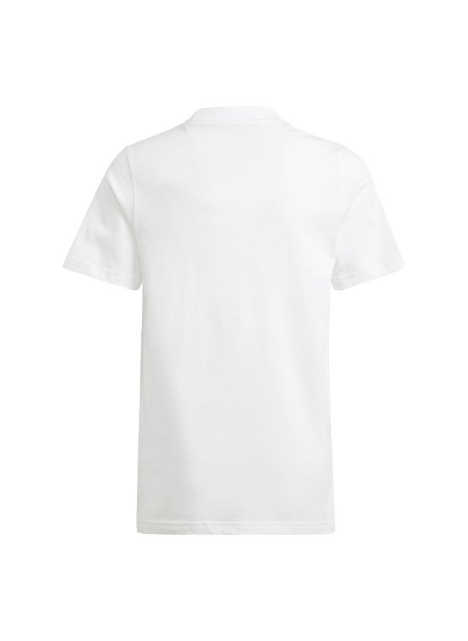 Adidas adidas U Sl Tee White Training T-Shirts 7-8Y  - Image 3
