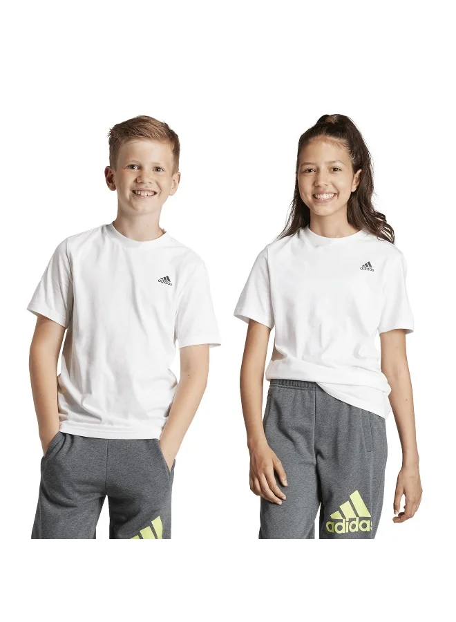adidas تيشيرت تدريب أبيض للأولاد ٧-٨ سنوات