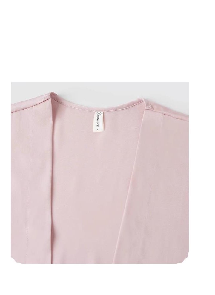 MIIOW - Strap Sleeping Skirt Women's Silk Sleeping Robe with Chest Mat Ice Silk Pure Desire Set Gift Box - Image 1