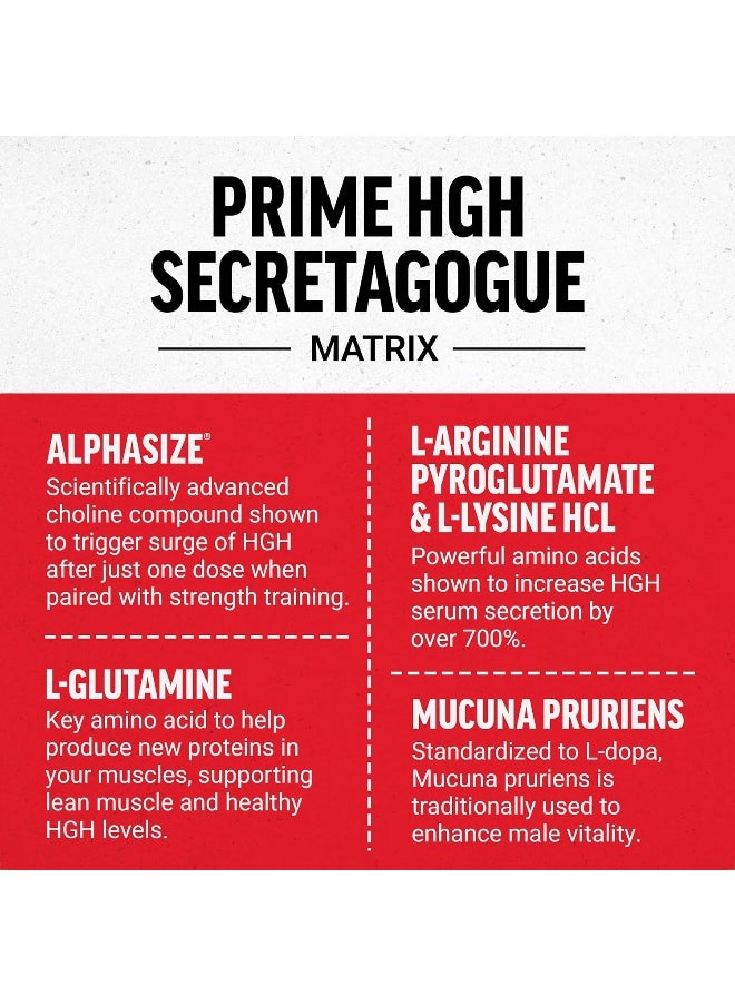 Force Factor Force Factor Prime HGH Secretion Activator, HGH Supplement for Men with Clinically Studied AlphaSize to Help Trigger HGH Production, Increase Workout Force, and Improve Performance, 75 Capsules  - Image 3