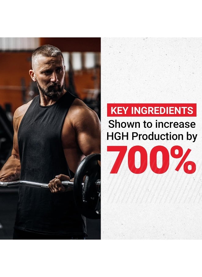 Force Factor Force Factor Prime HGH Secretion Activator, HGH Supplement for Men with Clinically Studied AlphaSize to Help Trigger HGH Production, Increase Workout Force, and Improve Performance, 75 Capsules  - Image 4