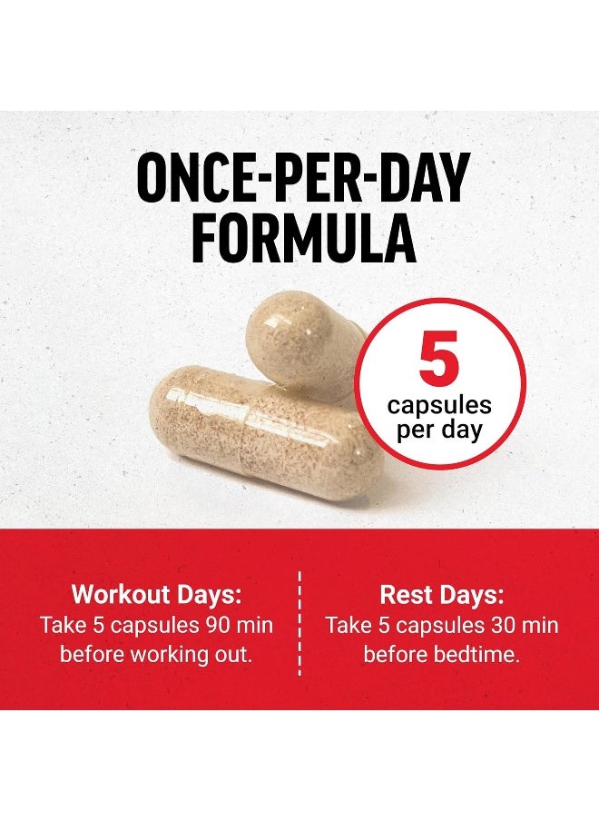 Force Factor Force Factor Prime HGH Secretion Activator, HGH Supplement for Men with Clinically Studied AlphaSize to Help Trigger HGH Production, Increase Workout Force, and Improve Performance, 75 Capsules  - Image 5