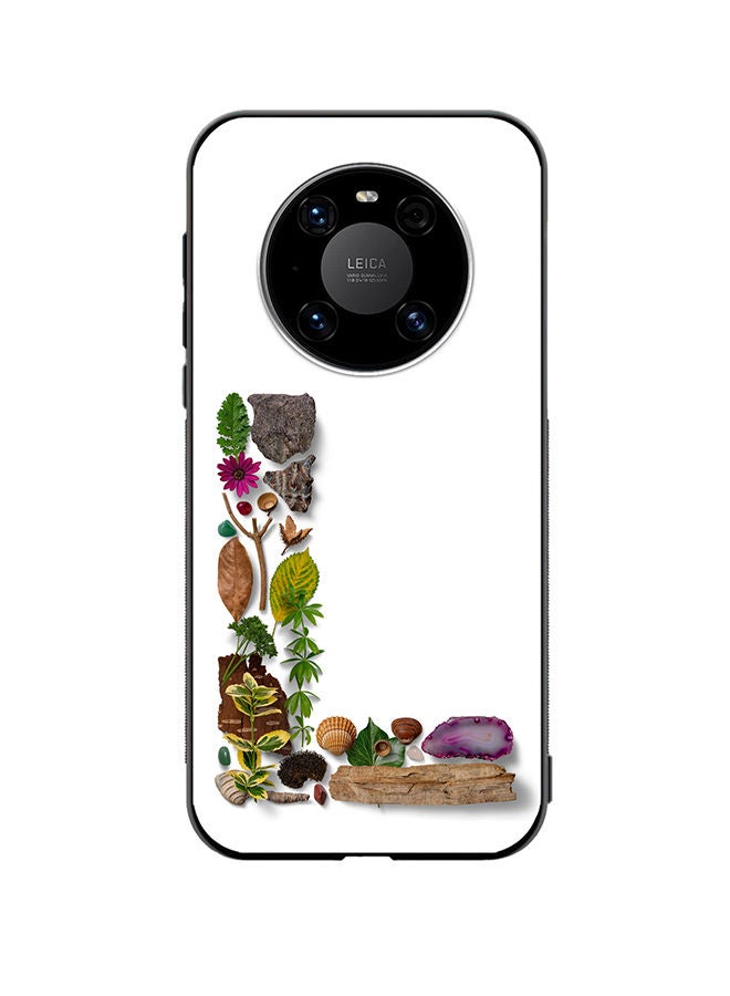 VR CREATIVE Protective Case Cover For Huawei Mate 40 Alphabet L Design Multicolour - Image 1