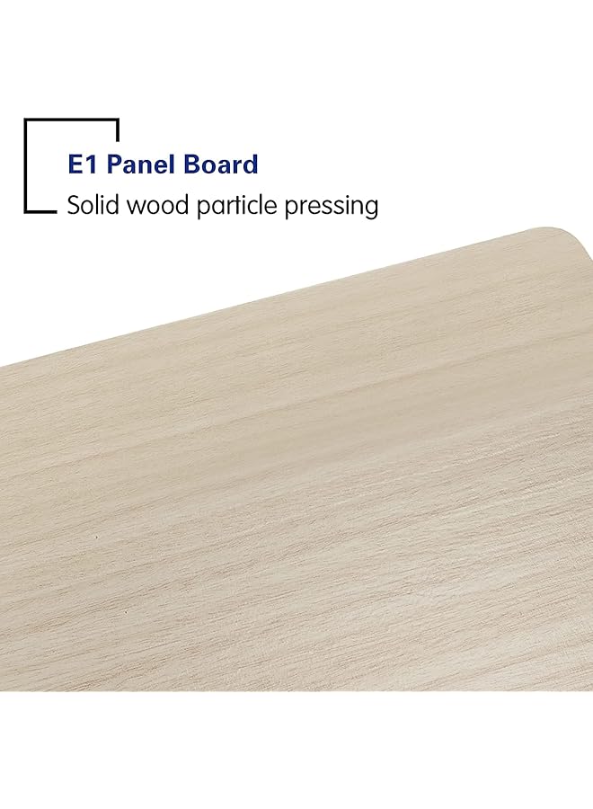 إيروريكس طاولة كمبيوتر محمول قابلة للتعديل 60 سم، حامل كمبيوتر محمول متنقل، طاولة جانبية للسرير والأريكة والمستشفى والتمريض والقراءة والأكل، خشب القيقب الأبيض (60 × 40) سم 60 - Image 4