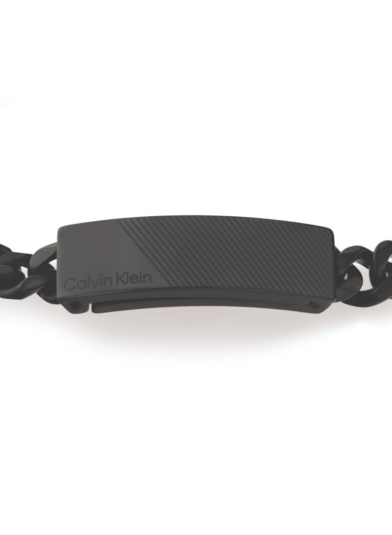 CALVIN KLEIN JEWELRY ARCHITECTURAL LINES MENS CHAIN BRACELET - 35000418