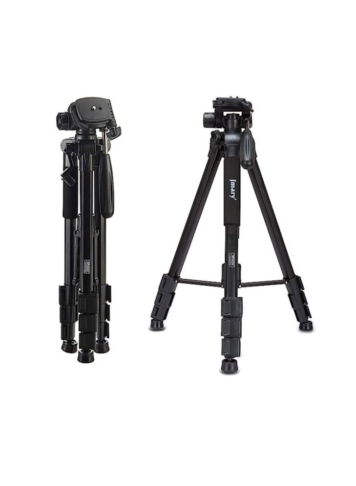 Jmary Professional Aluminium Tripod Monopod for All Mobiles And DSLR Cameras (Black) - Image 1
