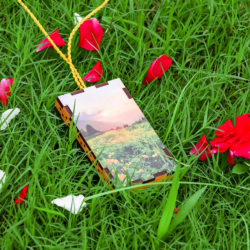 Hiki Ziki Bathroom Toilet Air Freshener Wooden Perfume Pendant With Hanging String Deodoriser Scent Essential Oil Diffuser Longlasting Fragrance Toilet Bed Smell Remover Citrus 4 pcs - Image 5