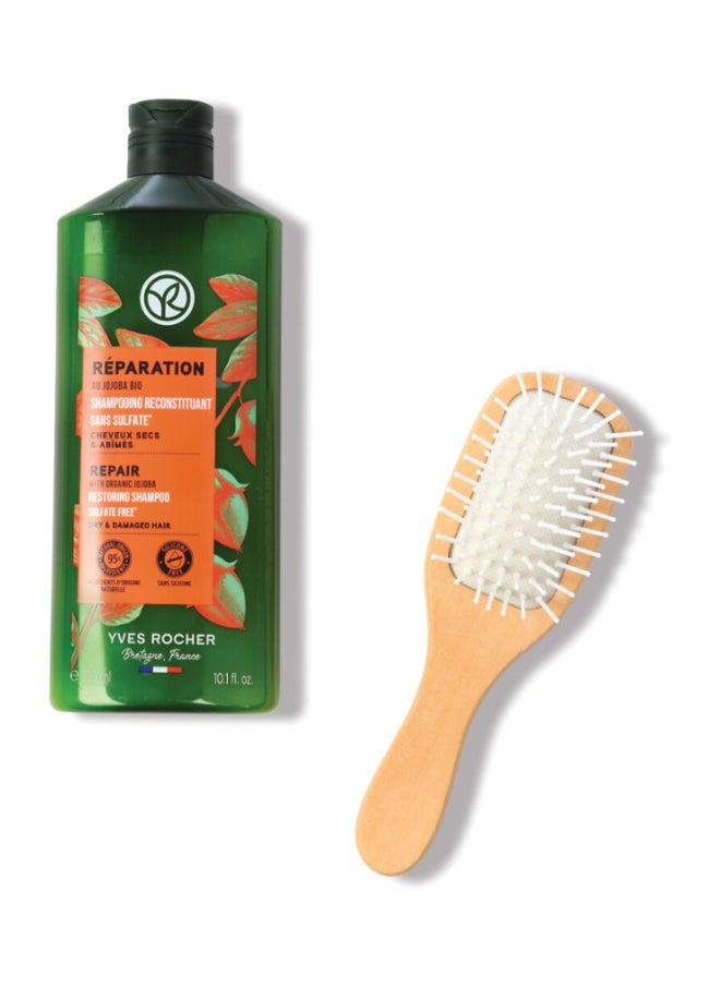 Yves Rocher Repair Restoring Shampoo Sulfate Free Bottle 300 ml  - Image 2